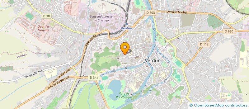 localisation de l'entreprise SCI ALEA à VERDUN