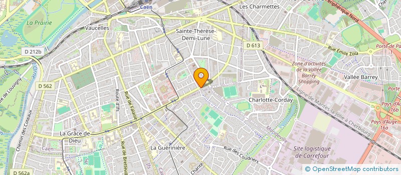 localisation de l'entreprise SCI ALEA à CAEN