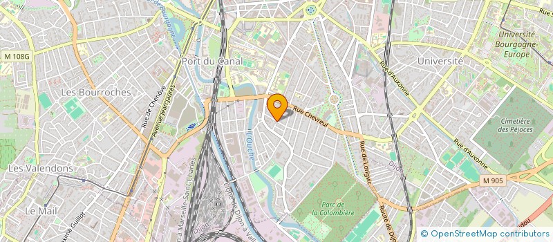 localisation de l'entreprise SCI ALEA à DIJON