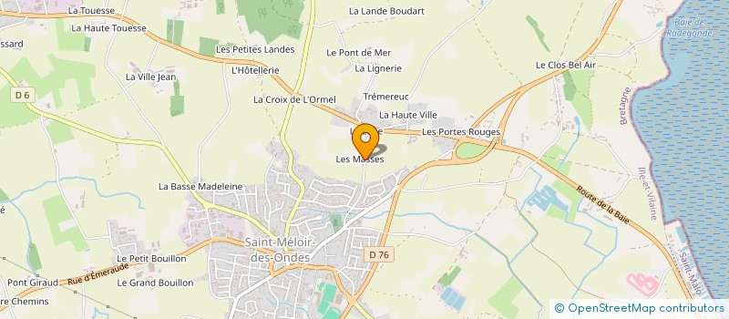 localisation de l'entreprise SCI ALEA FINALIS  SAINT-MELOIR-DES-ONDES