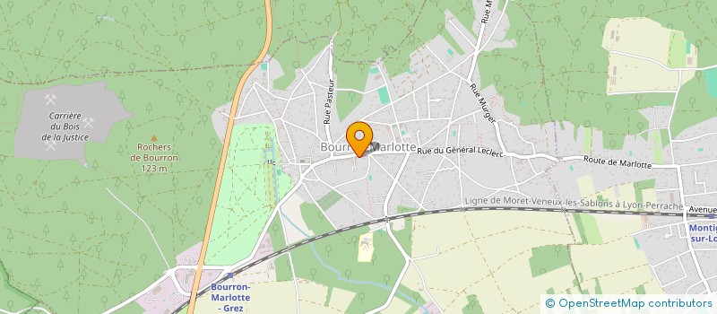 localisation de l'entreprise SCI ALEA JACTA EST à BOURRON-MARLOTTE