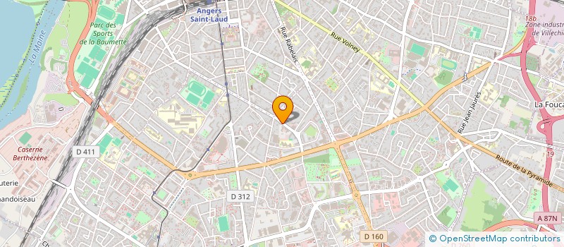 localisation de l'entreprise SCI ALEA JACTA EST à ANGERS