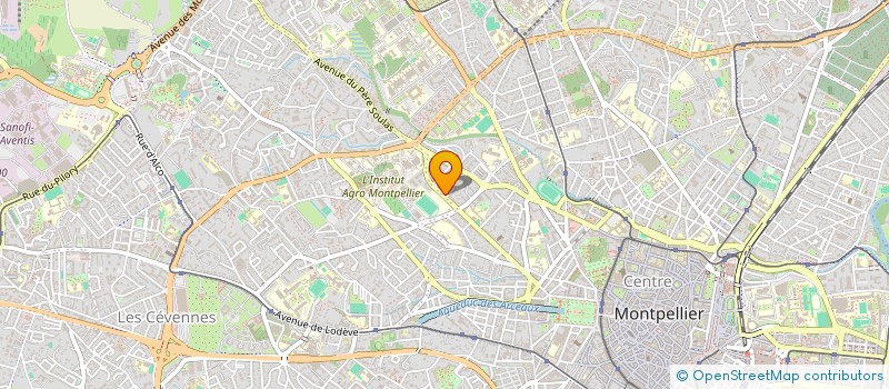 localisation de l'entreprise SCI ALEA-MONGIN à MONTPELLIER