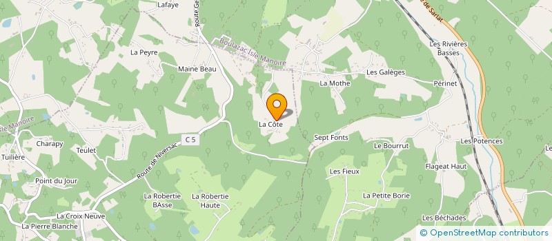 localisation de l'entreprise SCI ALEAM à SANILHAC
