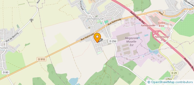 localisation de l'entreprise SCI ALEC  SEINGBOUSE