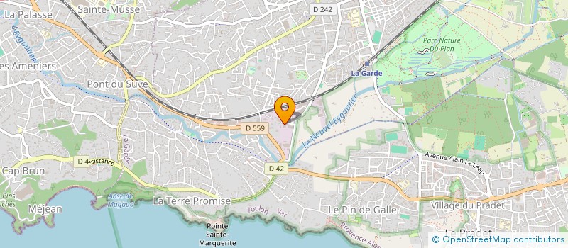 localisation de l'entreprise SCI ALECA  LA GARDE