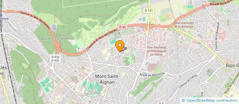 localisation de l'entreprise SCI ALECAT  MONT-SAINT-AIGNAN