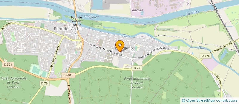 localisation de l'entreprise SCI ALECEL  LES DAMPS