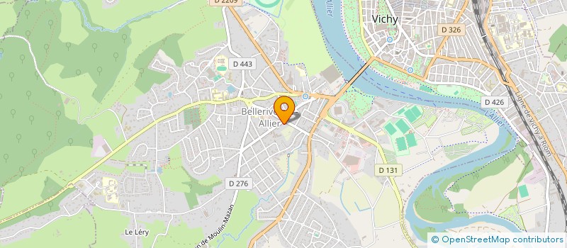 localisation de l'entreprise SCI ALED  BELLERIVE-SUR-ALLIER