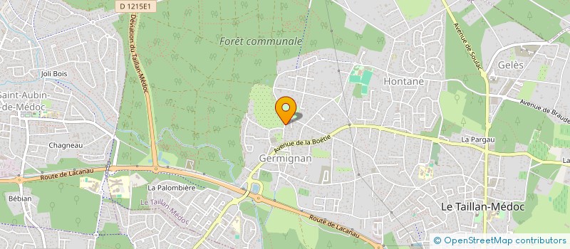 localisation de l'entreprise SCI ALEF  LE TAILLAN-MEDOC