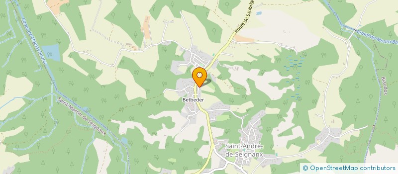 localisation de l'entreprise SCI ALEGERA  BIAUDOS