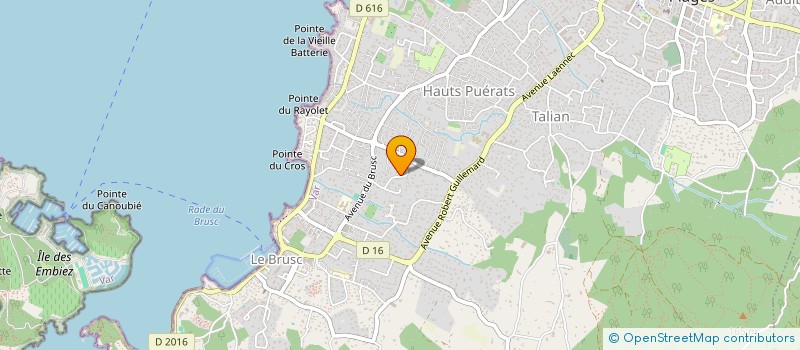 localisation de l'entreprise SCI ALEGRIA à SIX-FOURS-LES-PLAGES