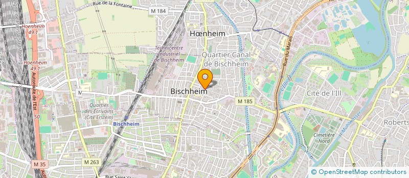 localisation de l'entreprise SCI ALEGRIA  BISCHHEIM