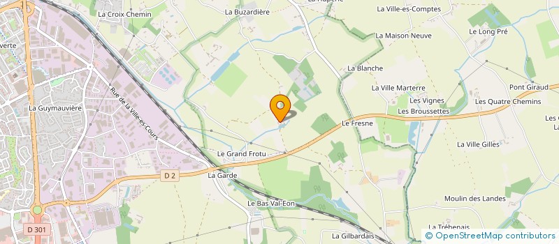 localisation de l'entreprise SCI ALEGRIA à SAINT-MALO
