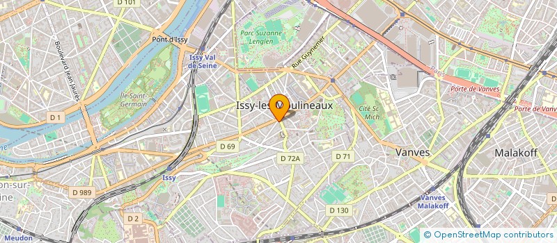 localisation de l'entreprise SCI ALEGRIA 89 à ISSY-LES-MOULINEAUX
