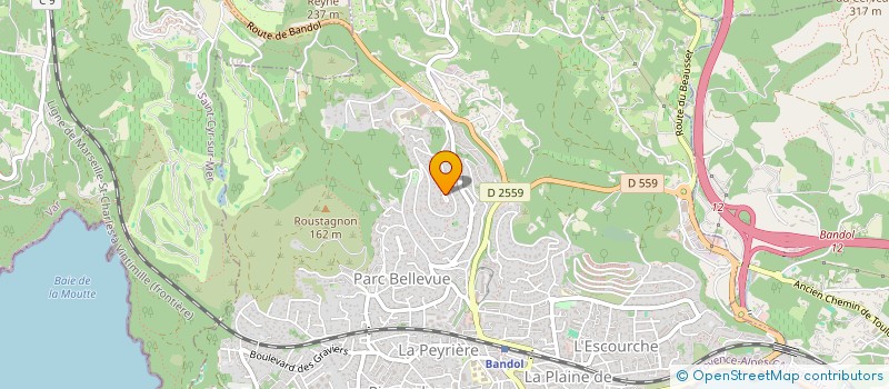 localisation de l'entreprise SCI ALEJEAN  BANDOL