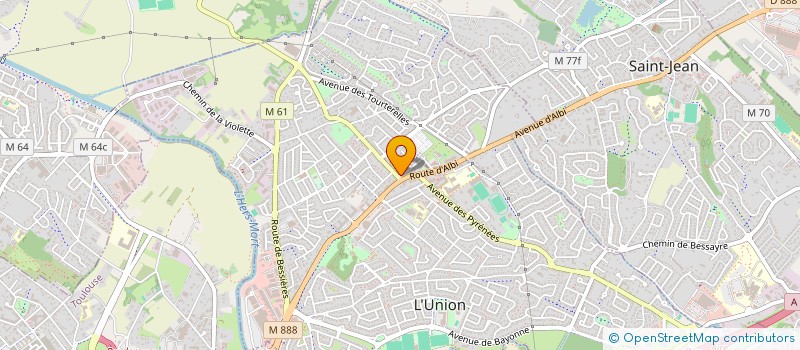 localisation de l'entreprise SCI ALEKO à L'UNION