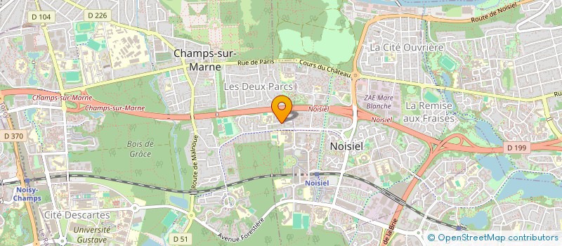 localisation de l'entreprise SCI ALELA  CHAMPS-SUR-MARNE