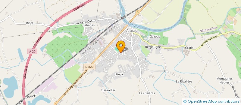 localisation de l'entreprise SCI ALEMA  ALBIAS