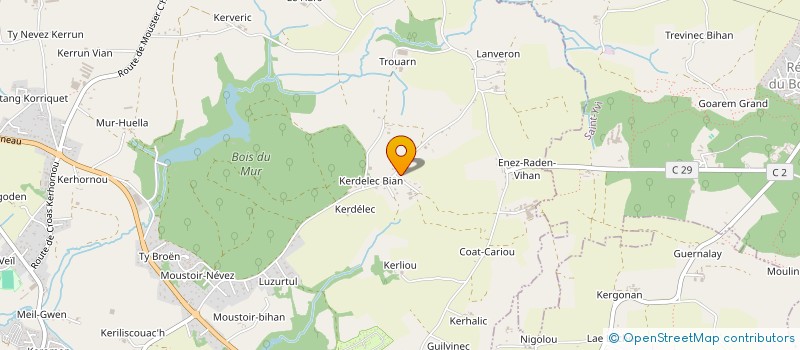 localisation de l'entreprise SCI ALEMA  SAINT-EVARZEC