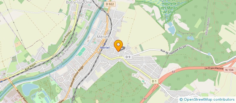 localisation de l'entreprise SCI ALEMANY ZDEBSKI  MERIEL