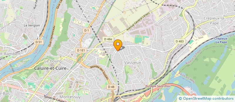 localisation de l'entreprise SCI ALEMAOS  CALUIRE-ET-CUIRE