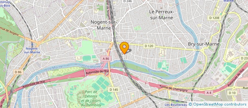 localisation de l'entreprise SCI ALEMAR  LE PERREUX-SUR-MARNE