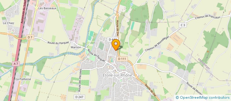 localisation de l'entreprise SCI ALEMAX  ETOILE-SUR-RHONE