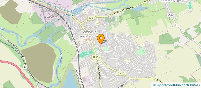 localisation de l'entreprise SCI ALEMCO  DOMBASLE-SUR-MEURTHE