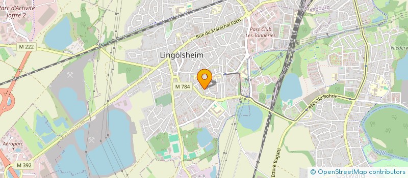 localisation de l'entreprise SCI ALENA 1  LINGOLSHEIM