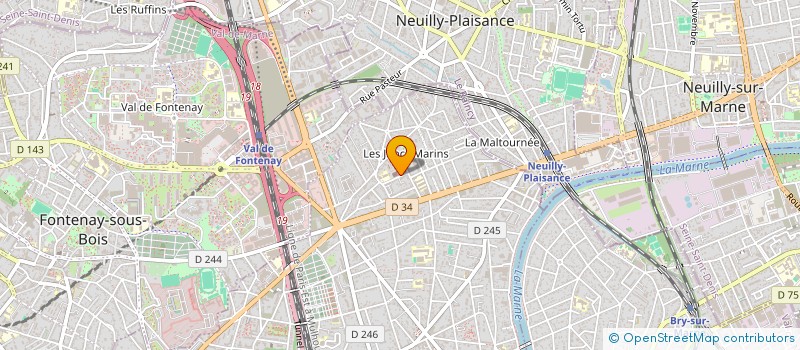 localisation de l'entreprise SCI ALENA  LE PERREUX-SUR-MARNE