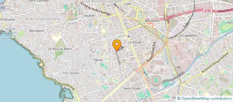 localisation de l'entreprise SCI ALENA à MARSEILLE