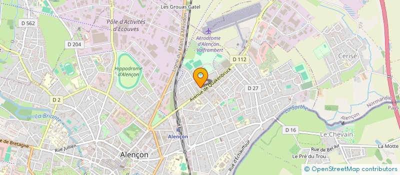 localisation de l'entreprise SCI ALENCON'IMMO à ALENCON