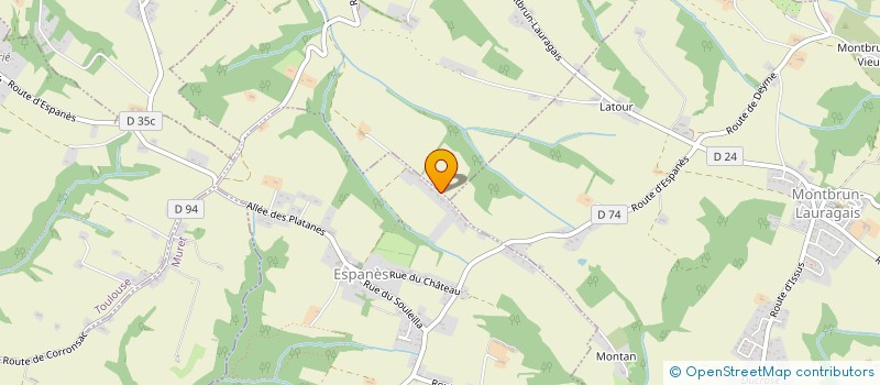 localisation de l'entreprise SCI ALENGRIN  ESPANES