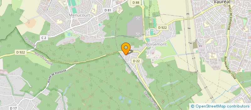 localisation de l'entreprise SCI ALENRAH  BOISEMONT