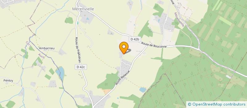 localisation de l'entreprise SCI ALEPH  MERENVIELLE