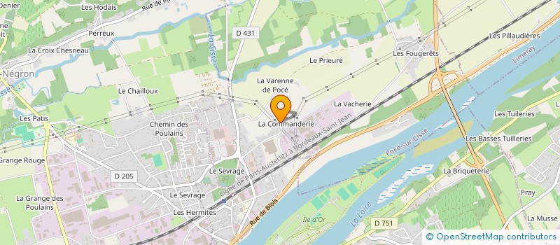 localisation de l'entreprise SCI ALEPHANIE  POCE-SUR-CISSE