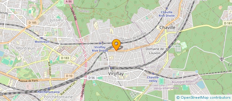 localisation de l'entreprise SCI ALEPOLLINE 2  VELIZY-VILLACOUBLAY