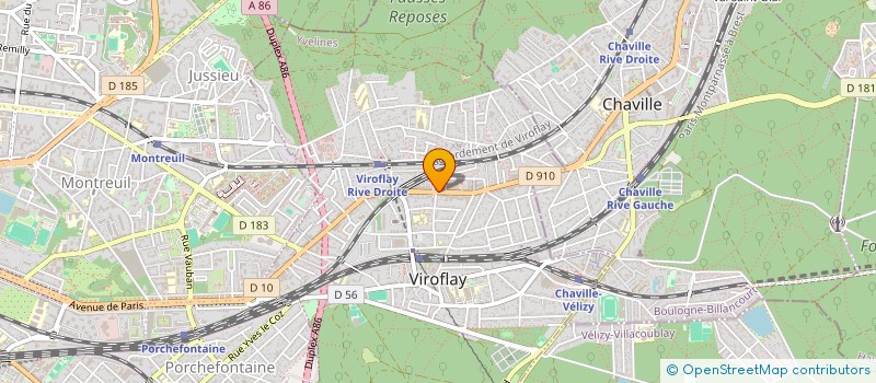 localisation de l'entreprise SCI ALEPOLLINE  VELIZY-VILLACOUBLAY