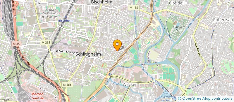 localisation de l'entreprise SCI ALEPPO  SCHILTIGHEIM