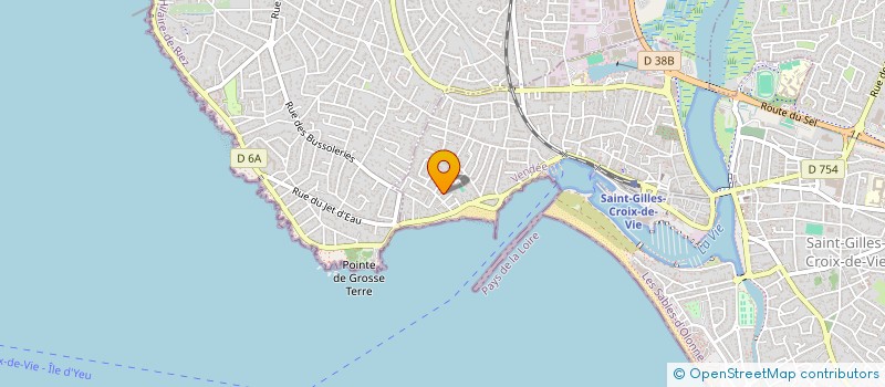 localisation de l'entreprise SCI ALERCA à SAINT-GILLES-CROIX-DE-VIE