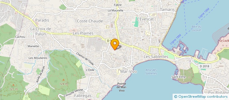localisation de l'entreprise SCI ALERINI à LA SEYNE-SUR-MER