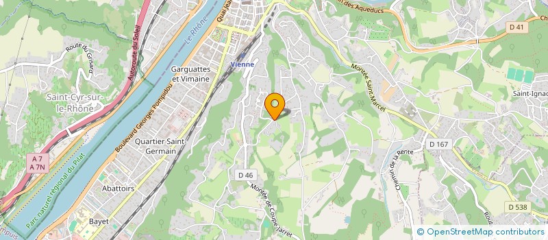 localisation de l'entreprise SCI ALERVIEM  VIENNE