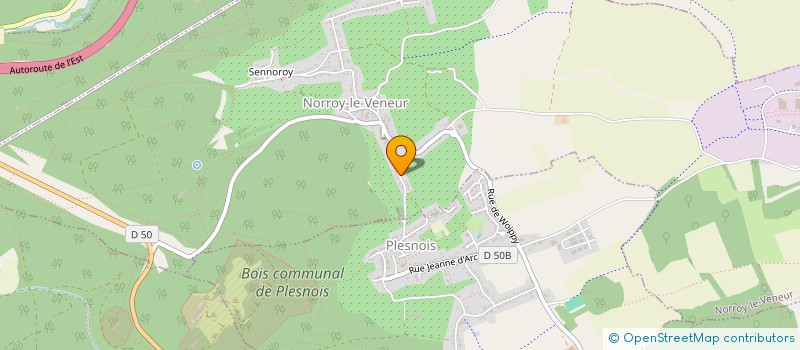 localisation de l'entreprise SCI ALES  NORROY-LE-VENEUR