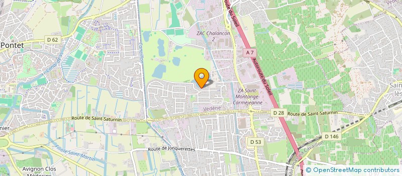 localisation de l'entreprise SCI ALESI  VEDENE