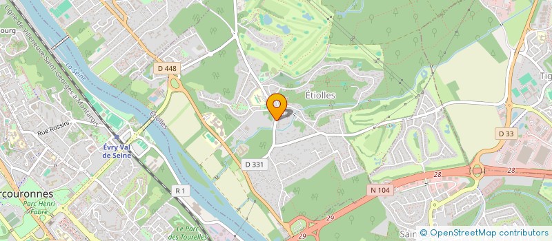 localisation de l'entreprise SCI ALESIA  ETIOLLES