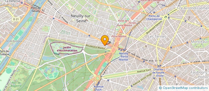 localisation de l'entreprise SCI ALESIA à NEUILLY-SUR-SEINE