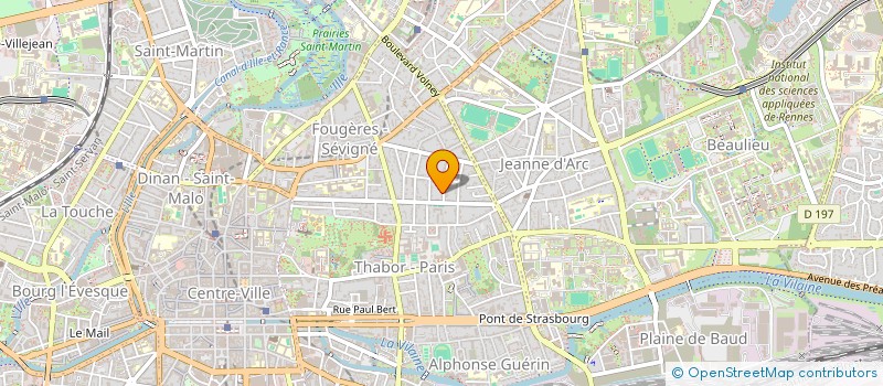 localisation de l'entreprise SCI ALESIA  RENNES