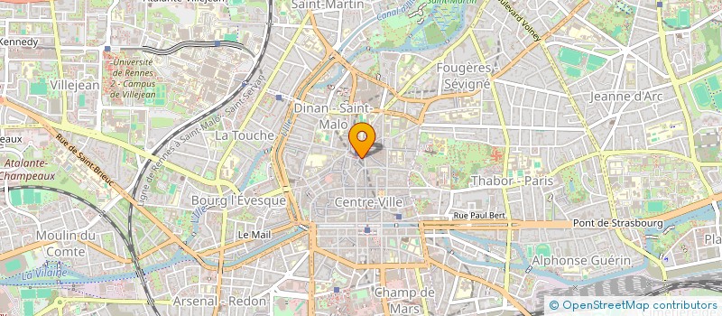 localisation de l'entreprise SCI ALESIA  RENNES