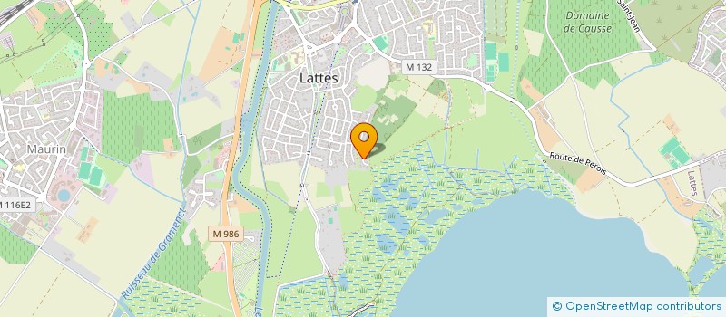 localisation de l'entreprise SCI ALESRIEU à LATTES